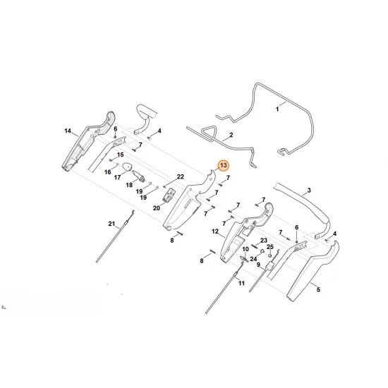 Stihl   Część obudowy 6360 182 1306